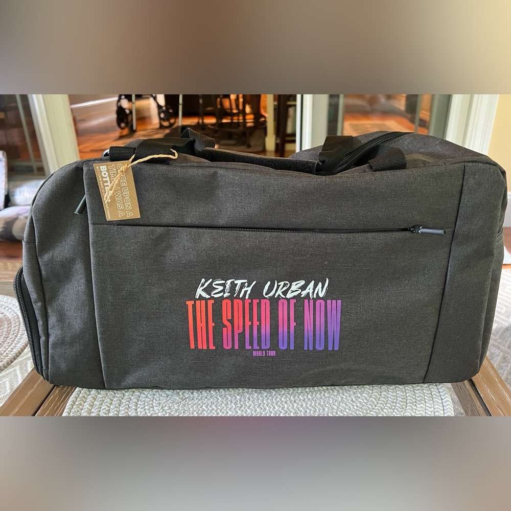 Keith Urban Duffel Bag  NWT Charcoal grey